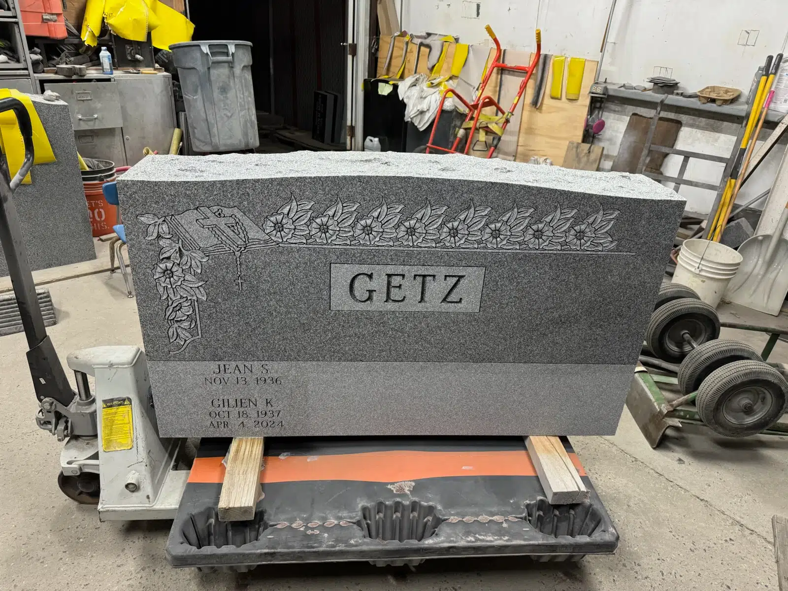 Granite Headstone Pricing hand-carved by Gravestone Price Guide in NJ — image 5