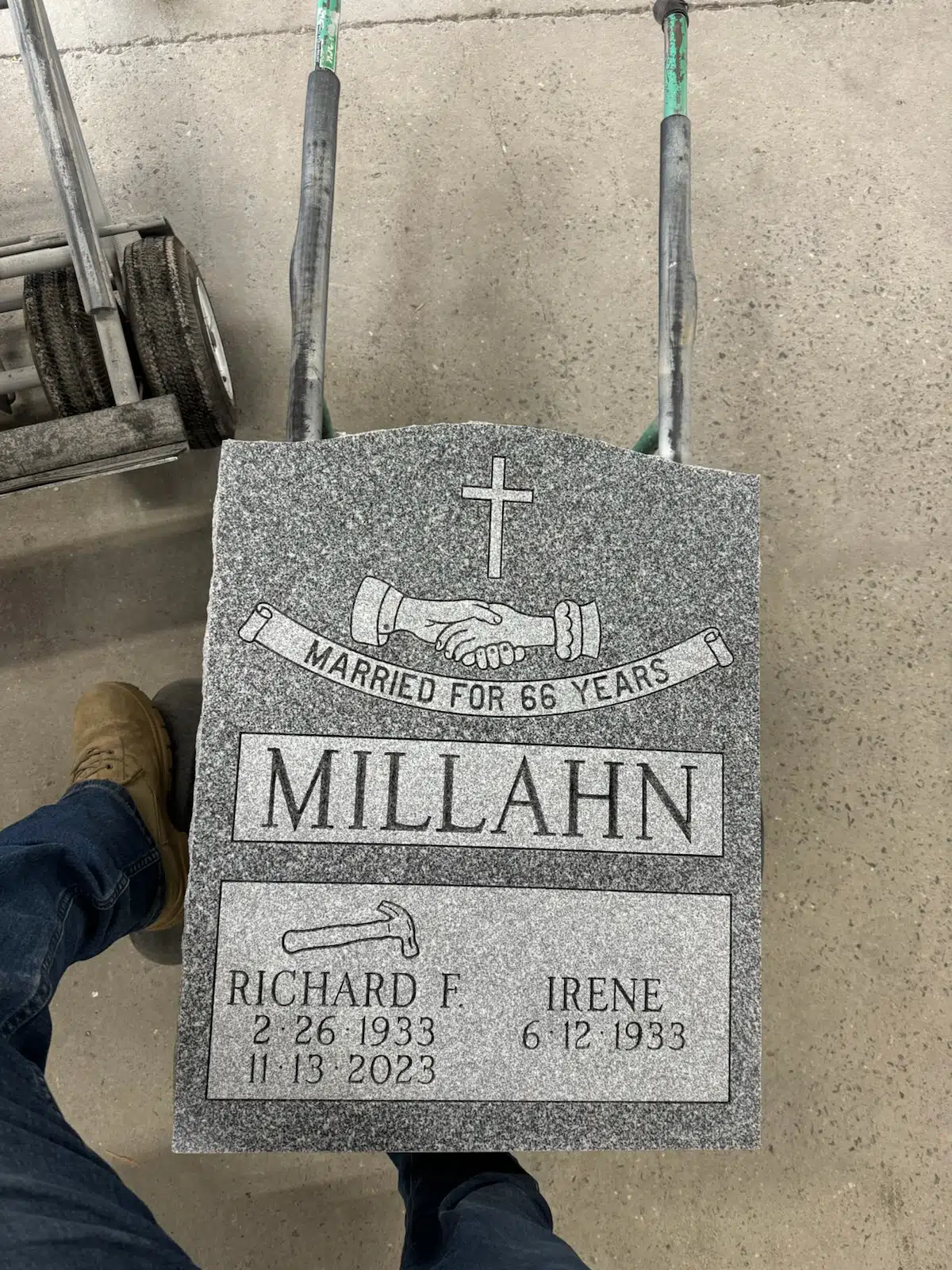 Granite Headstone Pricing hand-carved by Gravestone Price Guide in NJ — image 2
